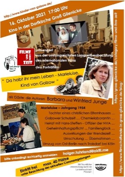 Marieluise Ankündigung Marieluise, Kind von Golzow