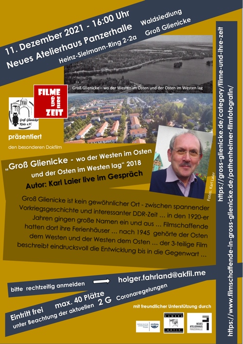 Plakat zum Film über Groß Glienicke